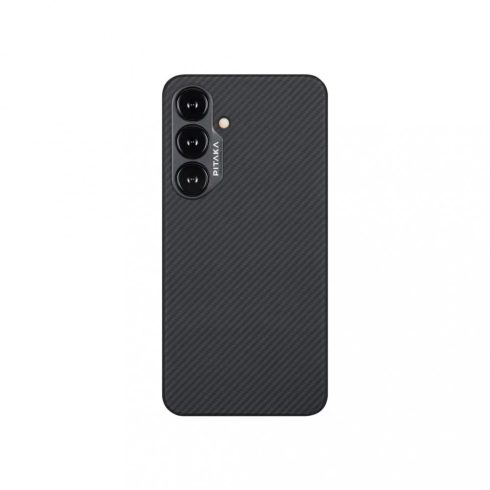 Samsung Galaxy S24 Pitaka MagEZ Case 4 Aramid 600D Twill tok - MagSafe rögzítéssel, Fekete/Szürke