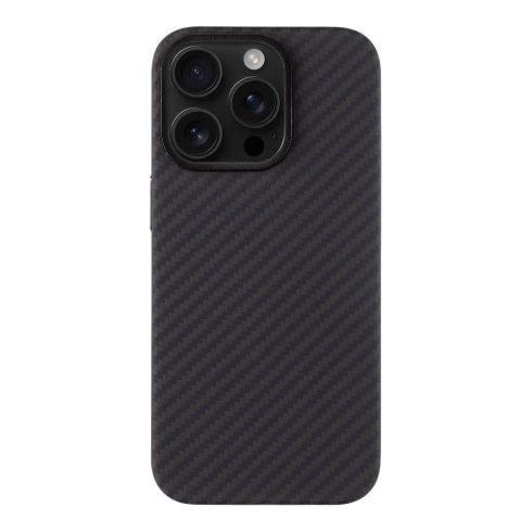 Apple iPhone 16 Pro Tactical MagForce Aramid hátlapi tok, Fekete