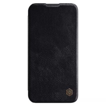   Samsung Galaxy S23 Plus NILLKIN QIN Pro bőr hatású wallet típusú flip tok, Fekete